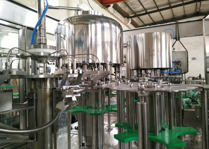 Bottle Packaging Juice Filling Machine , Self Lubricationg System Automatic Liquid Filling Machine 1