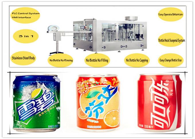 High Speed Carbonated Beverage Filling Machine Touch Screen For Beer Bottled 1