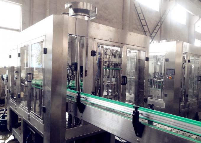 PET Plastic Bottle Juice Filling Machine PLC Control For Small Scale Factory 0