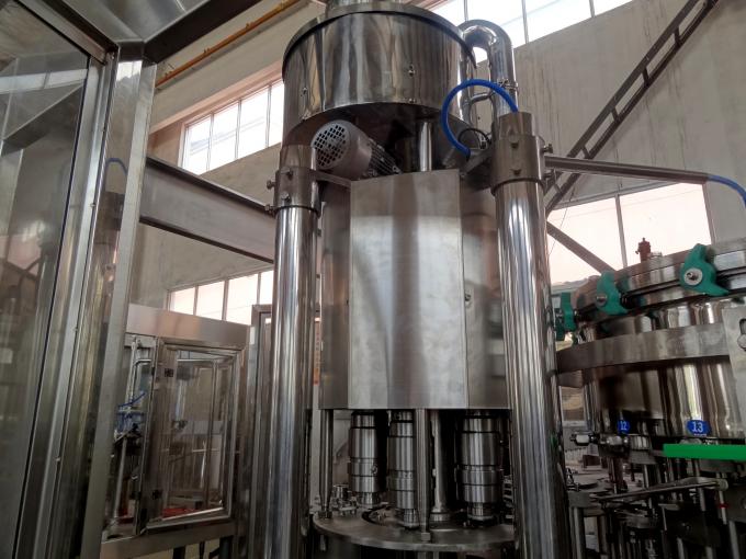 High Efficiency Carbonated Drink / Soda Water Filling Machine For Pulp Filling 3-In-1 2