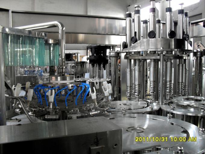 PLC Control Beverage Hot Filling Machine For Auto Tea Juice Drink Processing 0