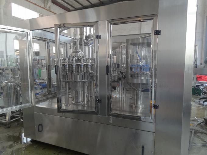 Stainless Steel 3000 - 14000BPH Beverage Filling Line Juice Filling Packing Machine 0