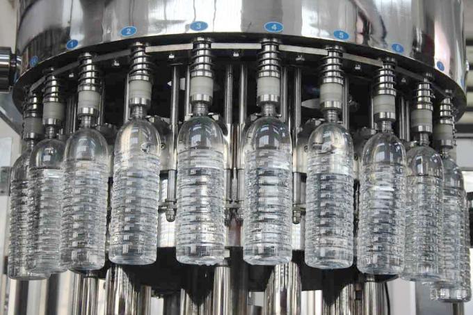 Automatic Mineral / Pure Water Bottle Filling Machine Washing - Filling - Capping 3-In-1Unit 6