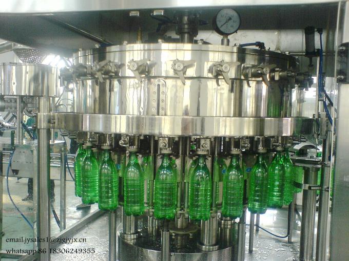 Auto 3 In 1 Soft Drinks Filling Machine / Carbonated Beverage Filling Machine From A-Z 4
