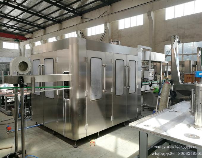 Automatic Glass Bottle Sparkling Water Carbonated Drink Filling Machine SUS304 Material 0