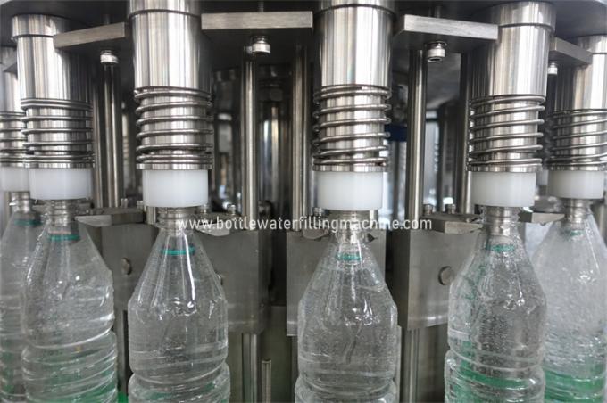 Mineral Pure Drinking Liquid Filling Machines , Automatic Water Bottle Filling System 2