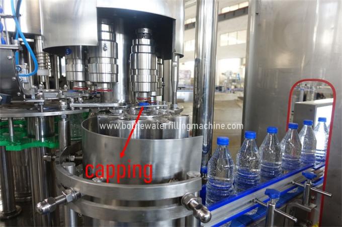 Mineral Pure Drinking Liquid Filling Machines , Automatic Water Bottle Filling System 3