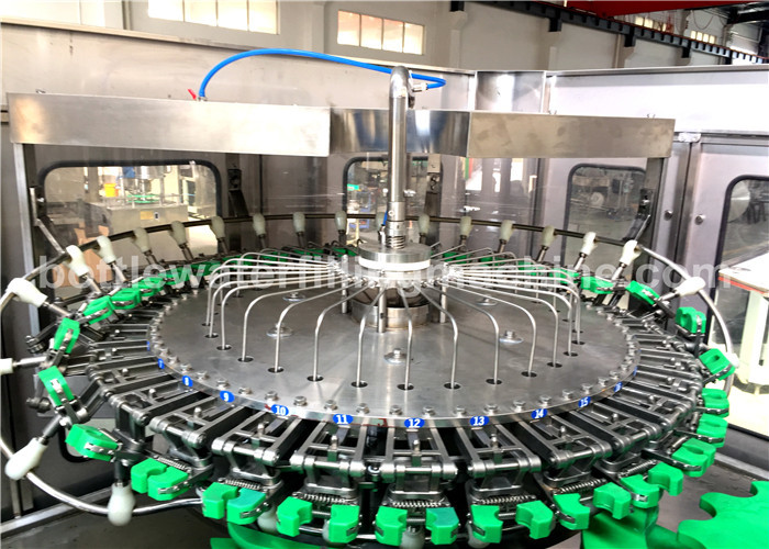 8000BPH Glass Bottle Filling Machine For Soda Water / Energy Drink Production