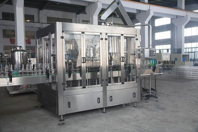 Silvery White Carbonated Drinks Automatic Bottle Filling Machine For Beverage Industry 0