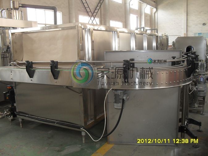Juice Glass Bottle Cooling Machine , Stainless Steel Beverage Production Equipment 0