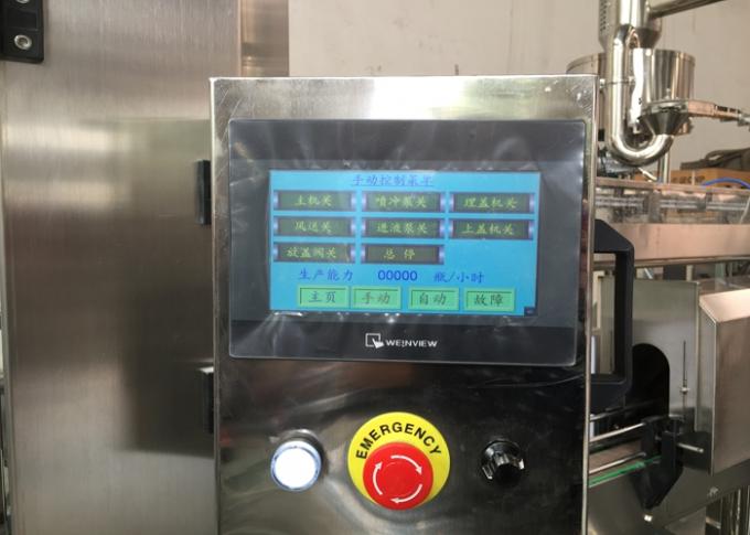 Food Grade PET Bottle Mineral Water Filling Machine With PLC Touch Screen 0