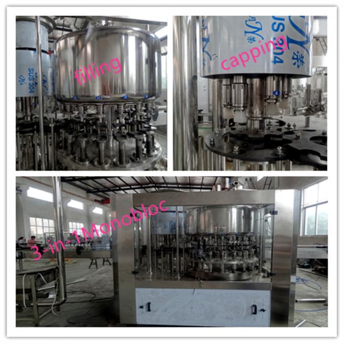 Food Grade Stainless Steel PET Bottle Water Filling Machine Automatic 6.57kw 0