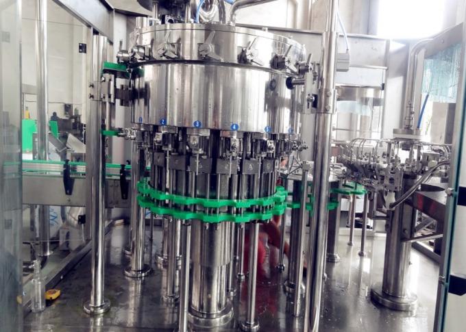 Automatic Carbonated Water Filling Machine , Glass Bottles Soda Bottling Equipment 1