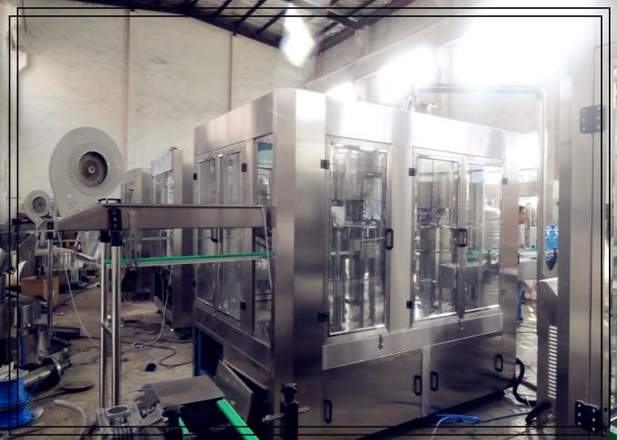 PLC Control Fruit Juice Filling Machine For Beverage Factory SUS304 Silvery White 1