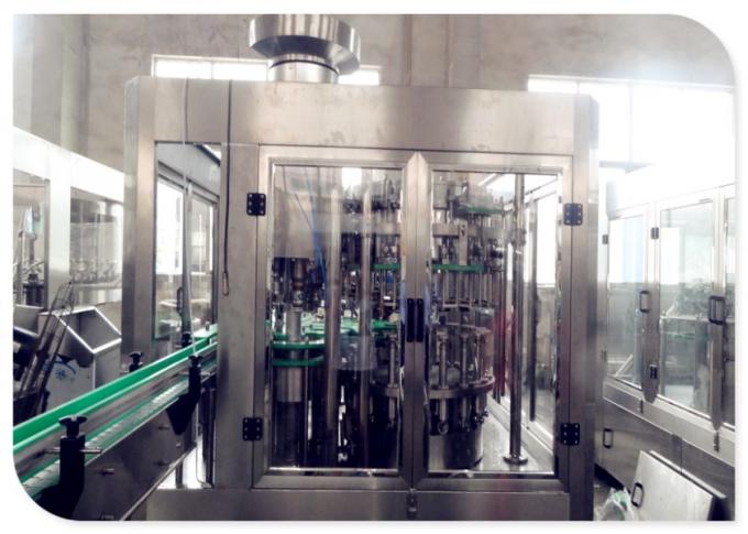 Electric Pure Water / Beverage Filling Machine For Plastic Bottle Low Consumption 0