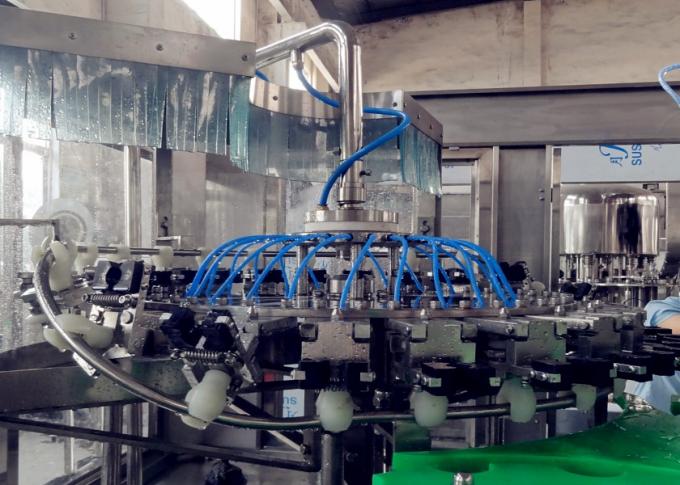 SGS Certificate Carbonated Drink Bottle Filling Machine For Glass Bottles 0