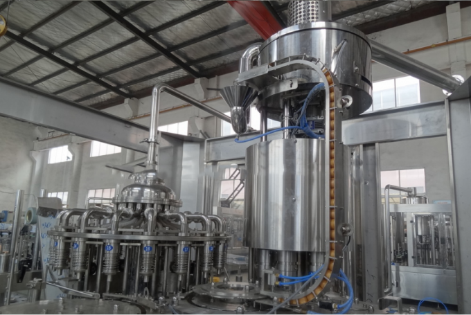 Carbonated Soda Beverage Filling Plant / Carbonated Soft Drink Production Line 4