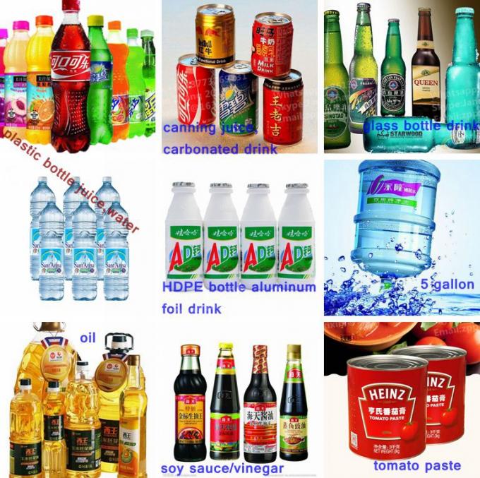 Soft Drink Bottling Plant / Gas Liquid Glass Bottle Washing Machine 7