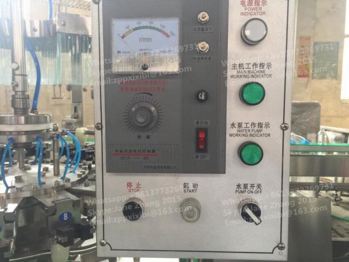 Electric Glass Bottle Filling Machine / Carbonated Drink Production Line 6