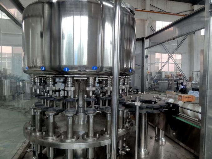 6.68kw Purified Milk Glass Bottle Filling And Capping 2-In-1 Machine For Small Factory 1