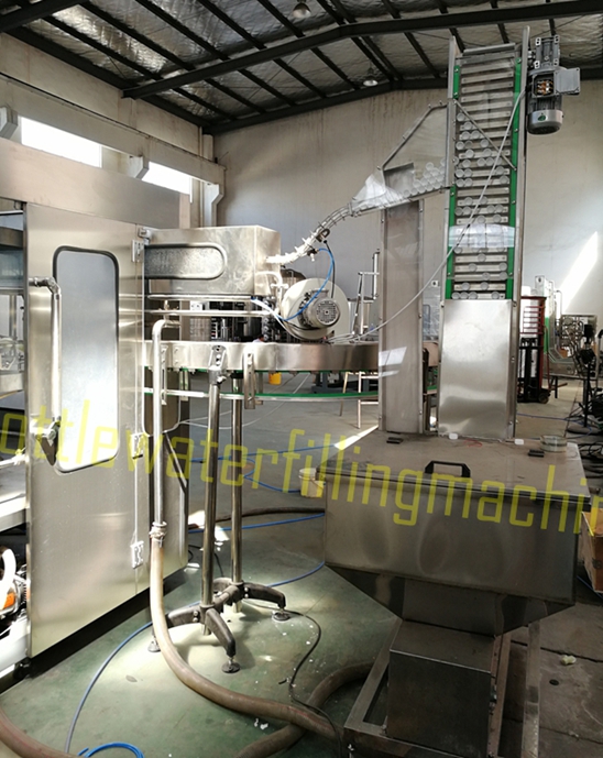 380v 50hz Liquid Water Bottle Filling Machine / Mineral Water Plant Machinery 0