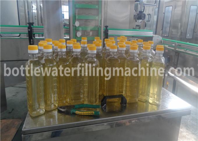 2.2kw Sunflower Cooking Oil Filling Machine , Oil Processing Machine 750ml 0