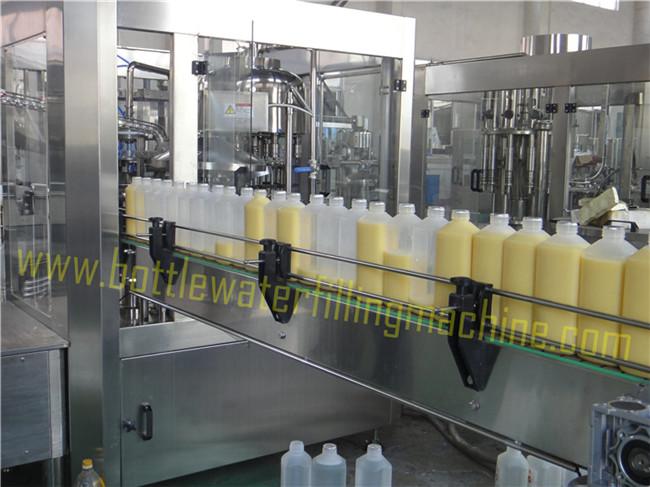 PP / PET Bottle Corn Juice Filling Aluminum Foil Cutting / Sealing Machine 1