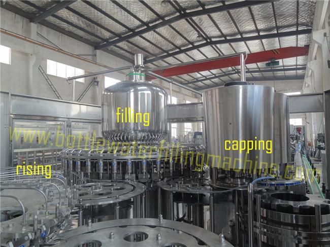 Commercial Fruit Juice Filling Machine , Hot Bottling Filling Equipment 0