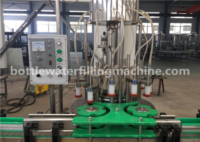 Juice / Milk Beverage Filling Machine , Aluminum Can Filling Sealing Machine 1