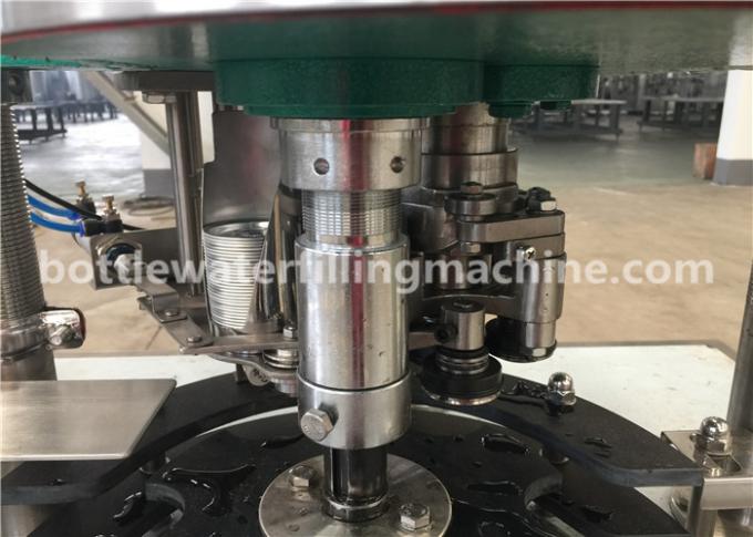 Juice / Milk Beverage Filling Machine , Aluminum Can Filling Sealing Machine 2