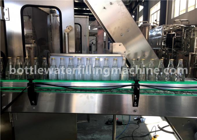 4.23KW Small Glass Bottle Filling Machine Germany Purified Mineral Pure Water Bottling Plant 0