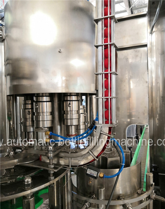 Commercial Soda Water Bottle Filling Machine , Industrial Carbonated Water Making Machine 2