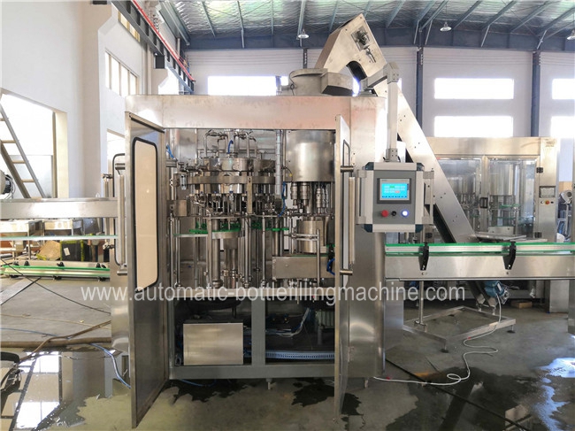 PET Bottle Sports Cap Energy Drinks Making Machine / Carbonation Production Line 0