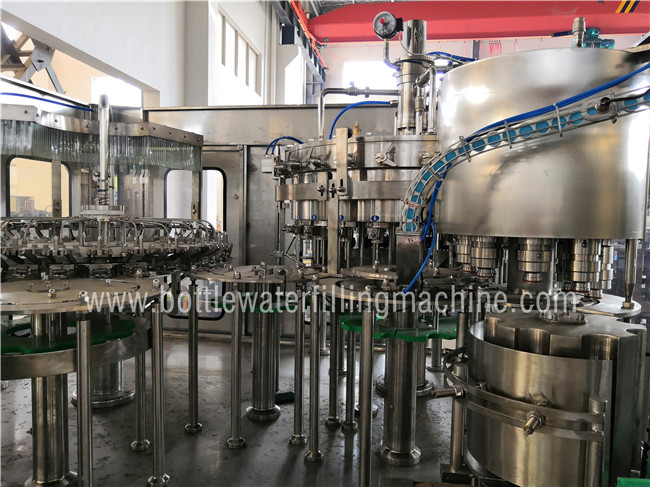 Energy Drink Manufacturing Beer Filling Machine , Soda Water Machine / Equipment 1