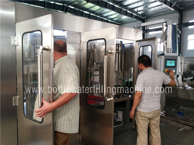 Energy Drink Manufacturing Beer Filling Machine , Soda Water Machine / Equipment 2