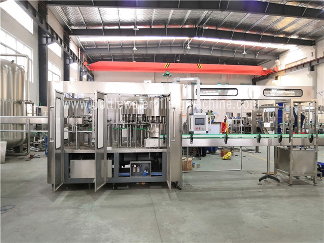 CGF24-24-8 Small Water Bottle Filling Machine / Production Line High - Speed 0