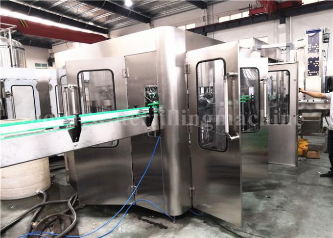 250ML Glass Bottle Filling And Capping Machine Fruit Juice Plant For Large Capacity 0