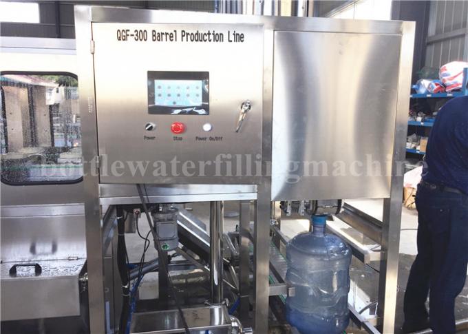 300BPH 5 Gallon Water Filling Machine , Bottle Washing Filling And Capping Machine 1