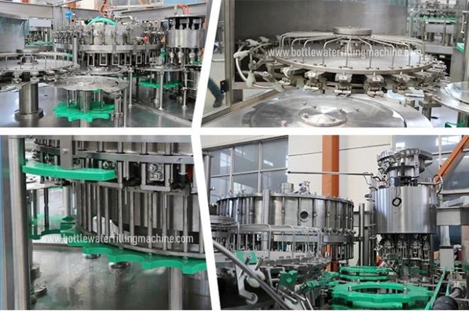 Low Consumption 3000bph 75mm Diameter Glass Bottle Filling Line 2