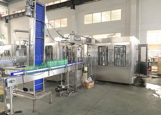 4.03KW Juice Bottling Equipment , Pulp Mango Juice Bottle Filling Packaging Machine 1