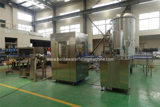 Small Factory Energy Drink / Carbonated Beverage Can Filling Production Line 0
