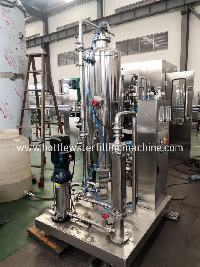 Small Factory Energy Drink / Carbonated Beverage Can Filling Production Line 1