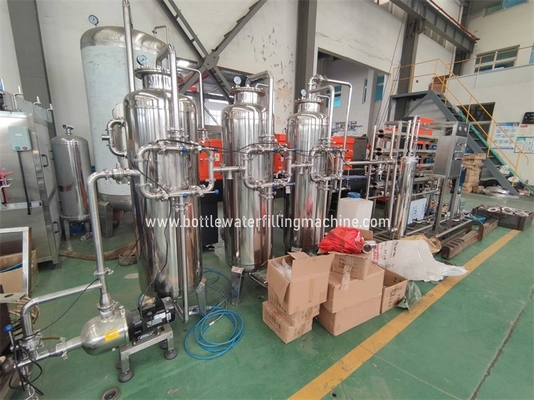 1000BPH Washing Filling Capping Machine PLC HMI Control