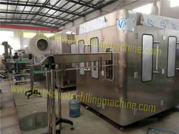 6000B/H Capacity Glass Bottle Non-Carbonated Soft Drinks / Juice Monoblock Filler And Capper