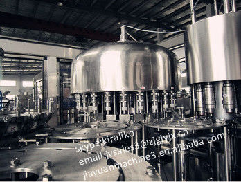 Mineral Water Juice Gas Bevarage Filling And Sealing Machine / Liquid Filling Machine