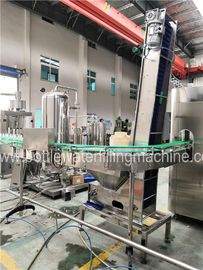 8000 BPH Glass Bottle Carbonated Soft Drink Filling Machine With PLC Control