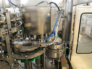Ss Carbonated Water Production Plant / Fizzy Drink , Isobaric Water Filling Machine