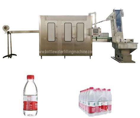 24000BPH 100-2000ml Mineral Water  Rinsing Filling Capping Machine