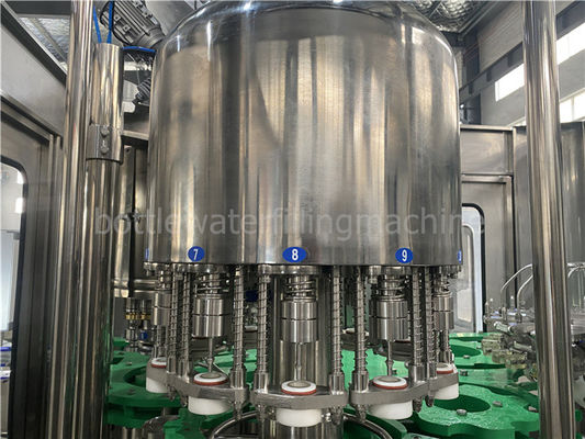 6000bph Wine Glass Bottle Filling Machine Capping Function For 80mm Diameter