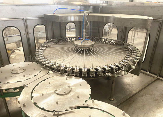 24000BPH Mineral Water Bottle Rinsing Filling Capping 3 In 1 Machine , Packaged Drinking Water Filling Machine